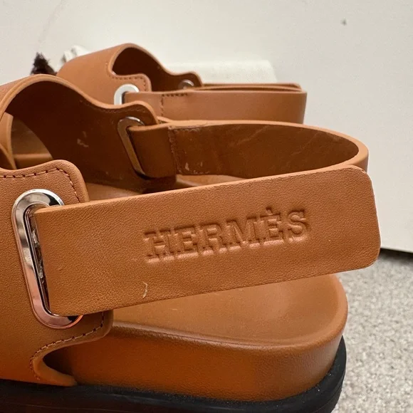 Authentic Hermes takara chypre gold Sandals 36 - Picture 6 of 13